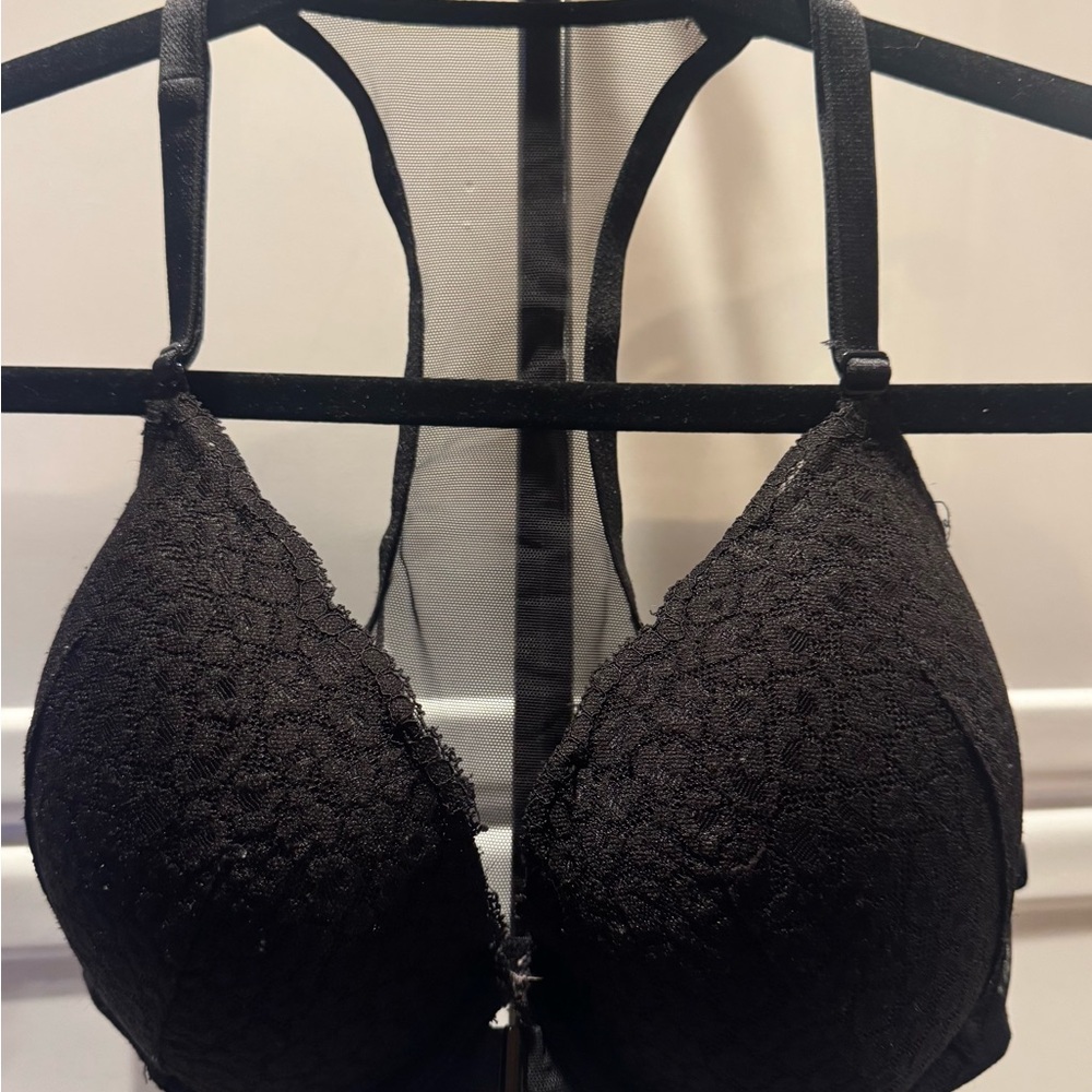 Victoria Secret Black Lace Bra 34DD